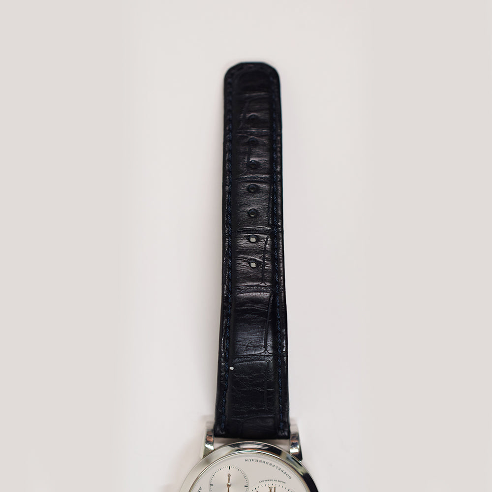 A. Lange & Söhne Lange 1 38.5mm Platinum 191.025 – Silver Roman Dial