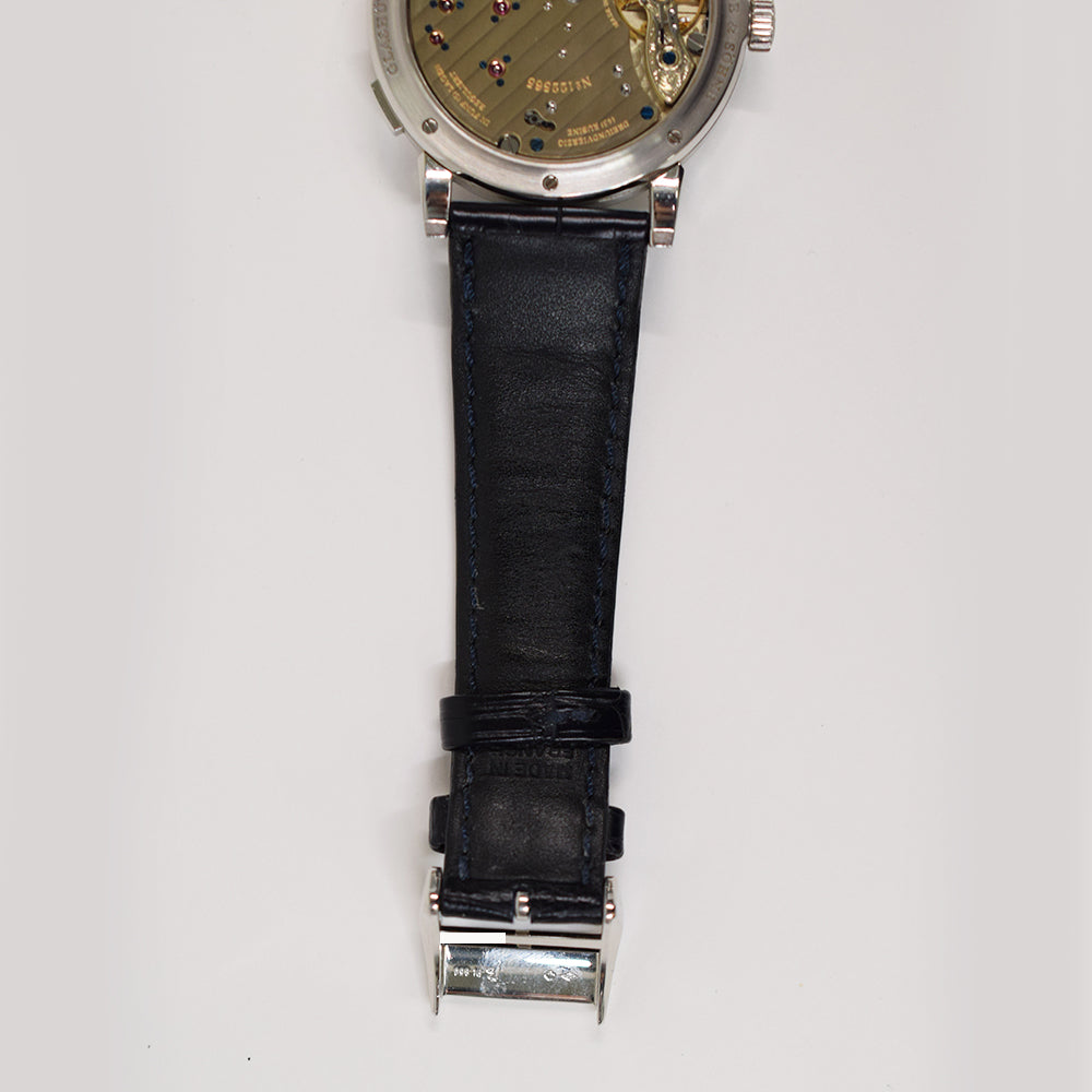 A. Lange & Söhne Lange 1 38.5mm Platinum 191.025 – Silver Roman Dial