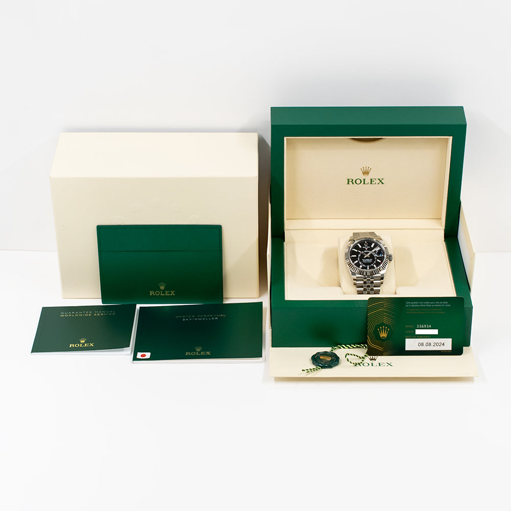 Rolex Sky-Dweller 42mm Steel and White Gold 336934 – Black Dial