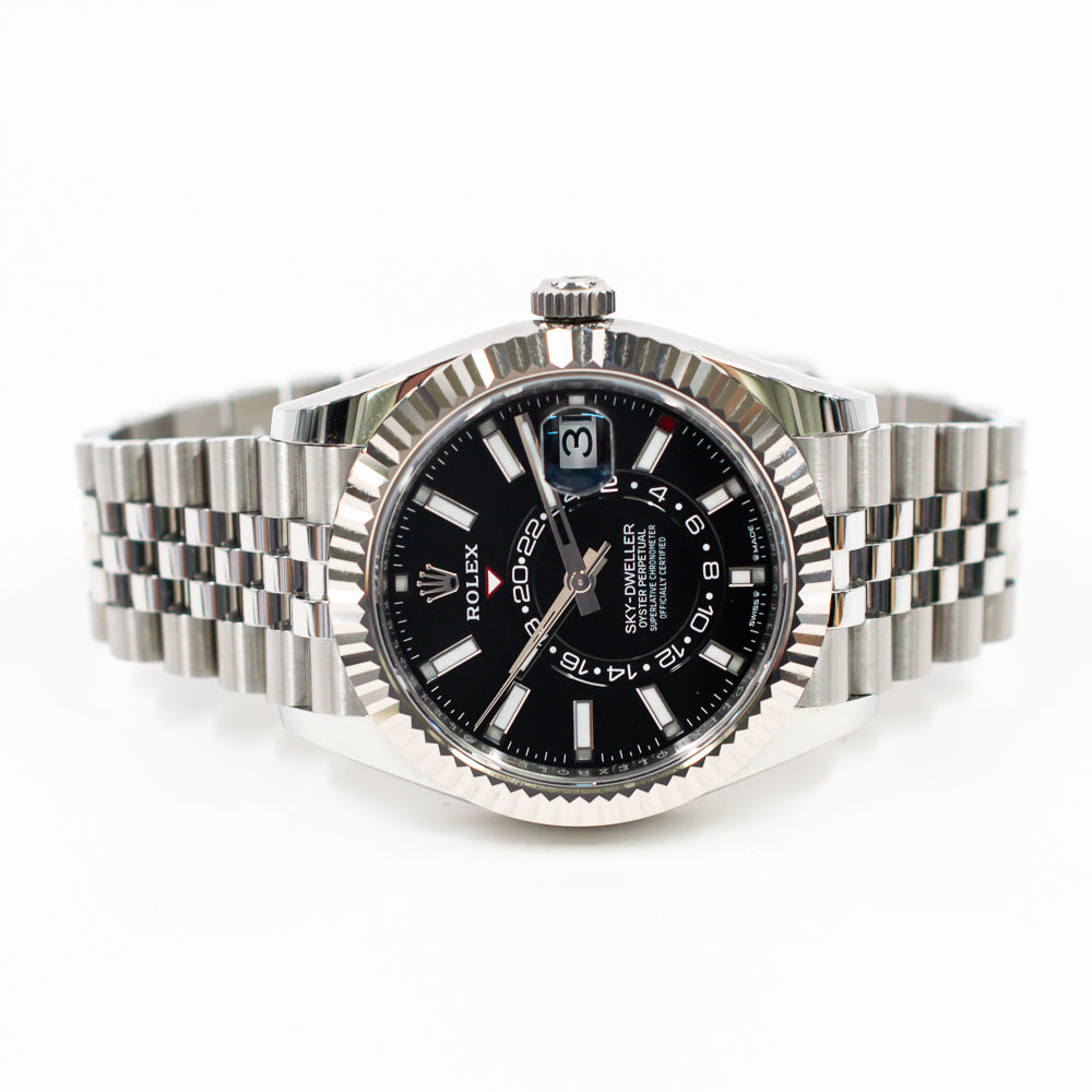Rolex Sky-Dweller 42mm Steel and White Gold 336934 – Black Dial