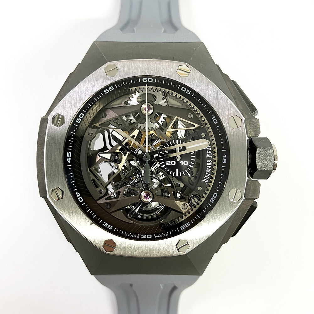 Audemars Piguet Royal Oak Concept Tourbillon Chronograph 44mm 26587TI.OO.D010CA.01 – Skeleton Dial