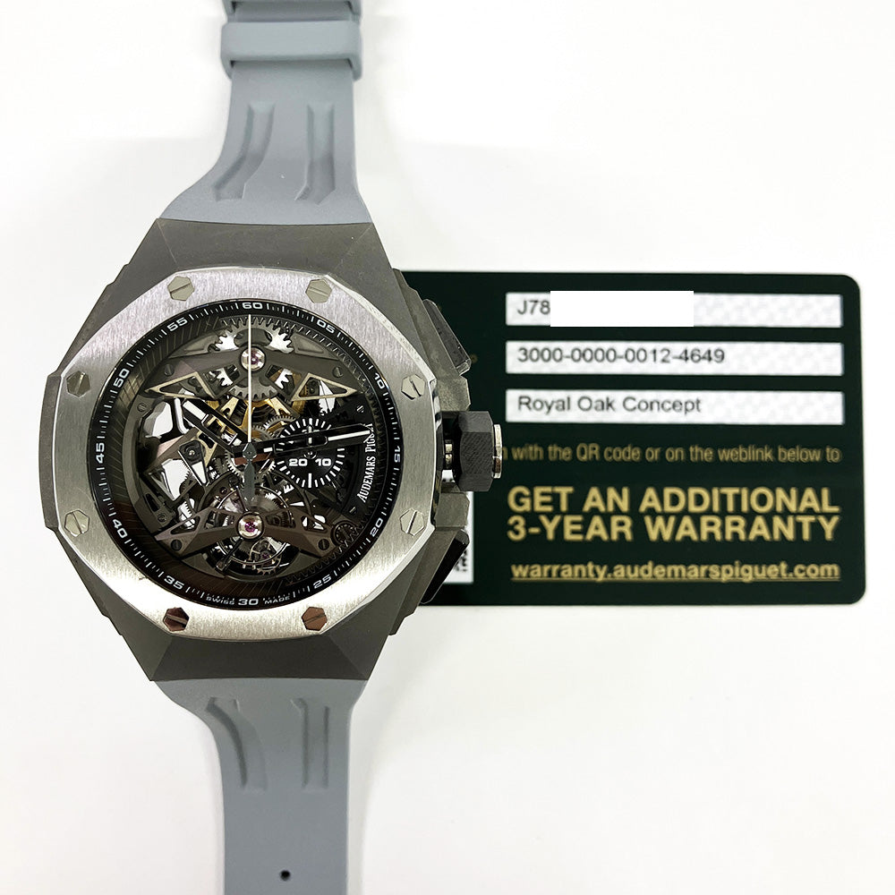 Audemars Piguet Royal Oak Concept Tourbillon Chronograph 44mm 26587TI.OO.D010CA.01 – Skeleton Dial