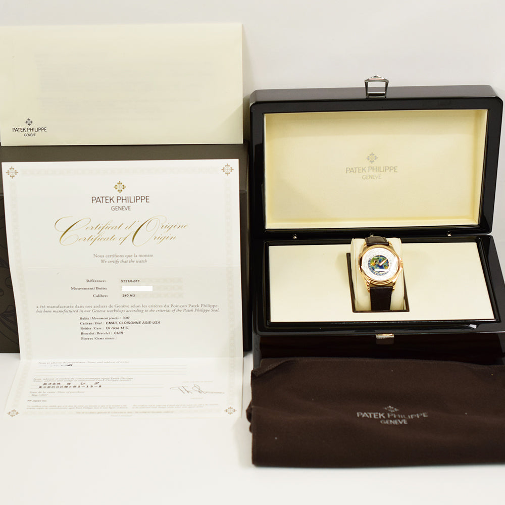 Patek Philippe World Time 40mm 5131R-011 – Enamel Dial