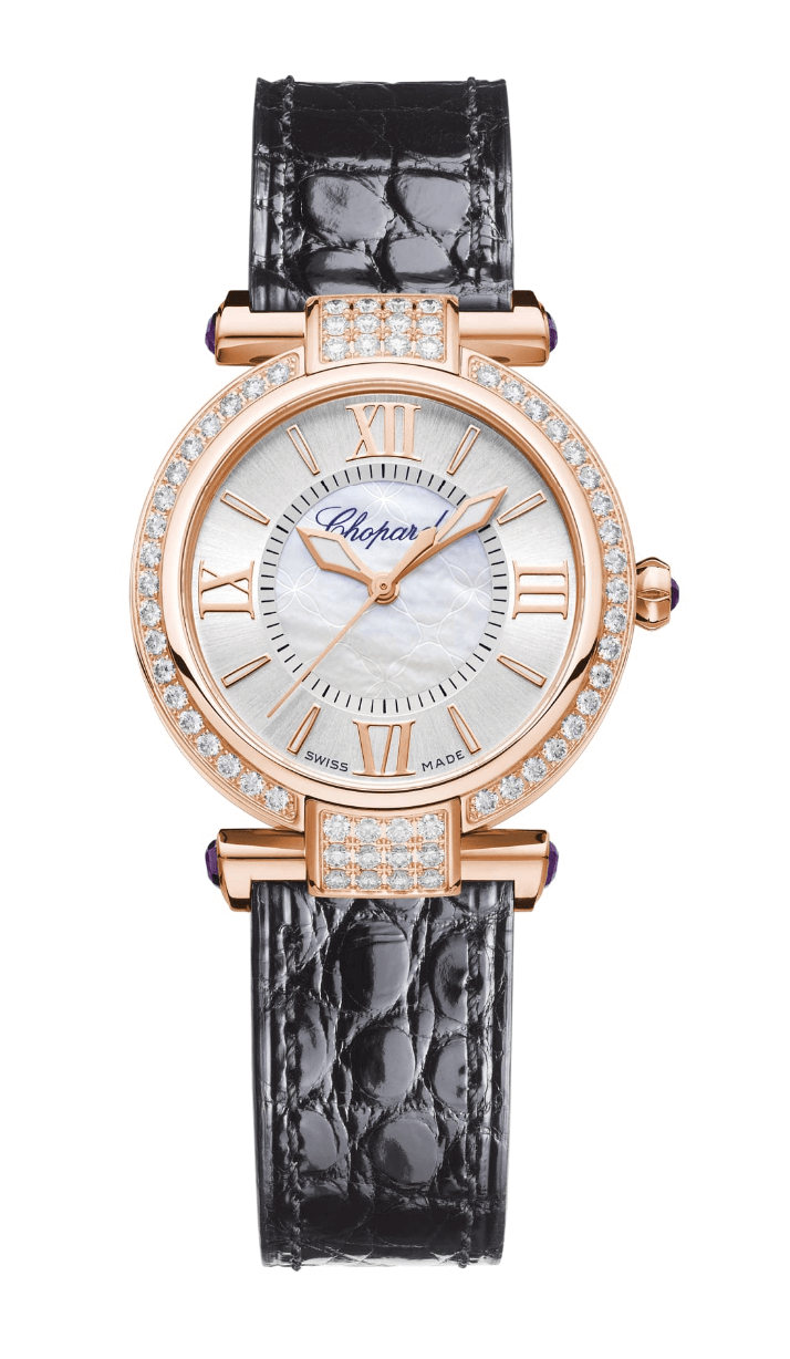 Chopard Imperiale 29mm Rose Gold Diamond Ladies Watch (384319-5007)