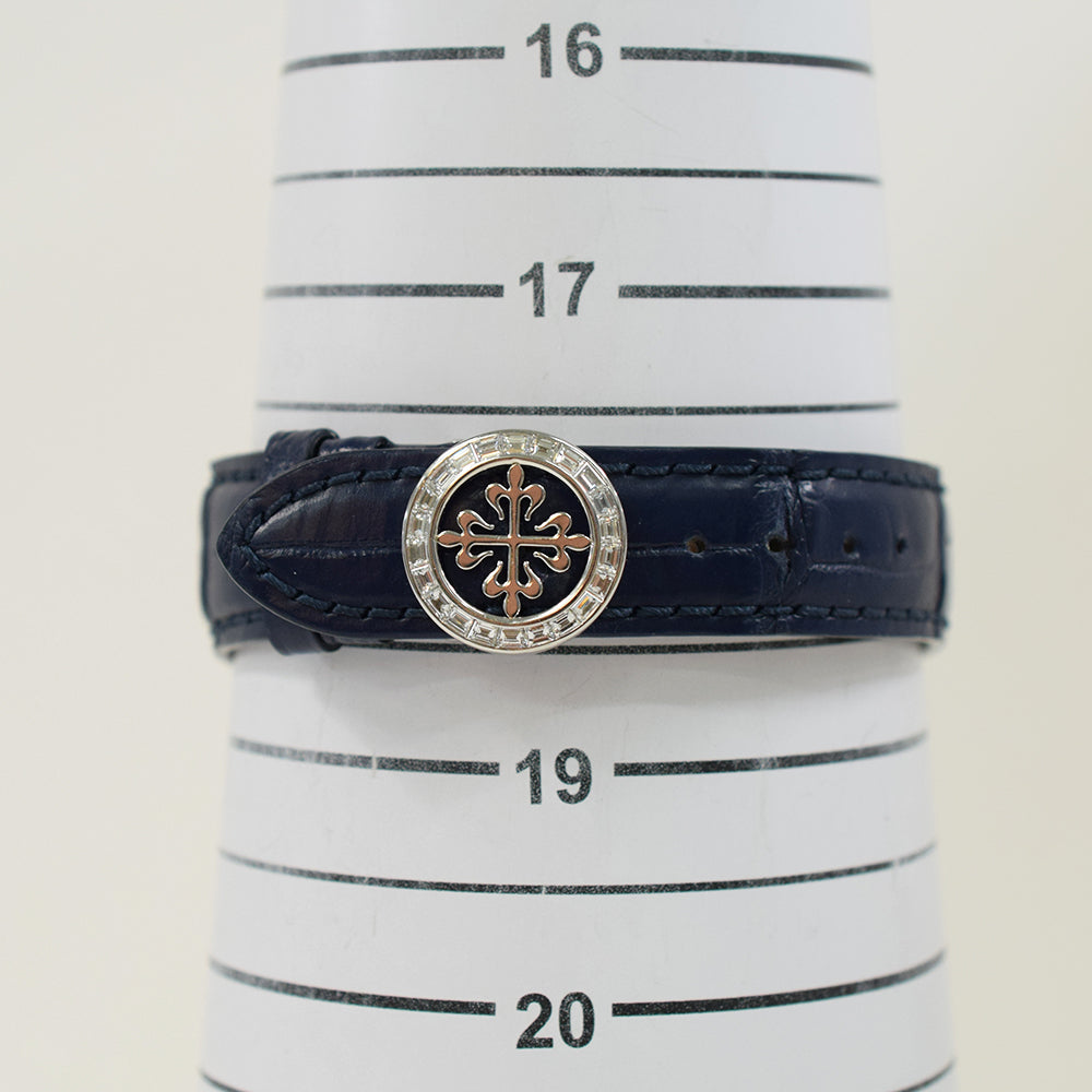 Patek Philippe Annual Calendar Chronograph 40.5mm 5961P-001 – Blue Baguette Diamond Dial