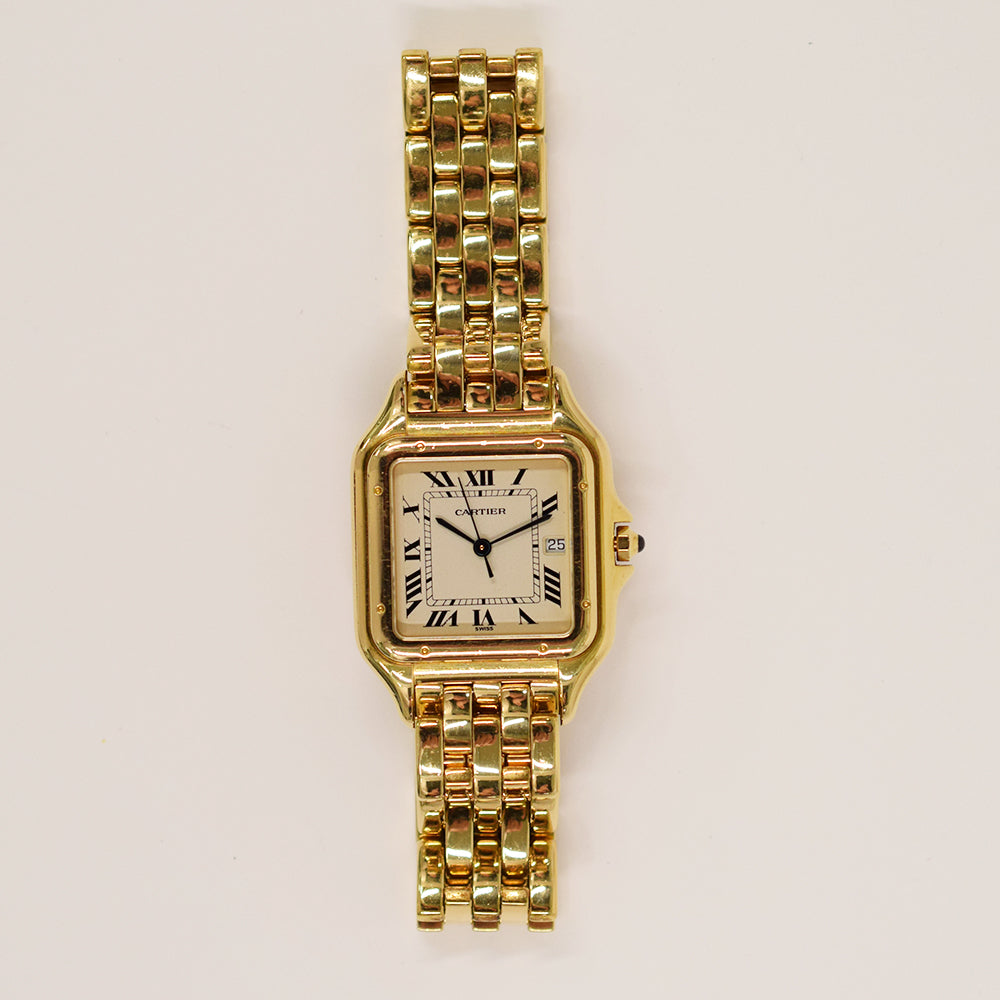 Cartier Tank Française Medium 28mm Yellow Gold W25014B9 – Ivory Roman Dial