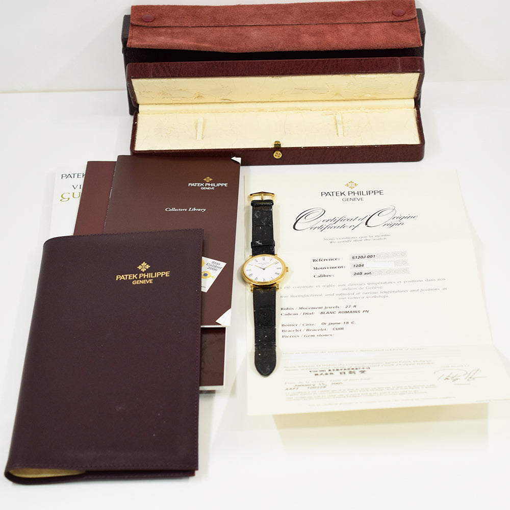 Patek Philippe Calatrava 35mm 5120J-001 – White Roman Dial