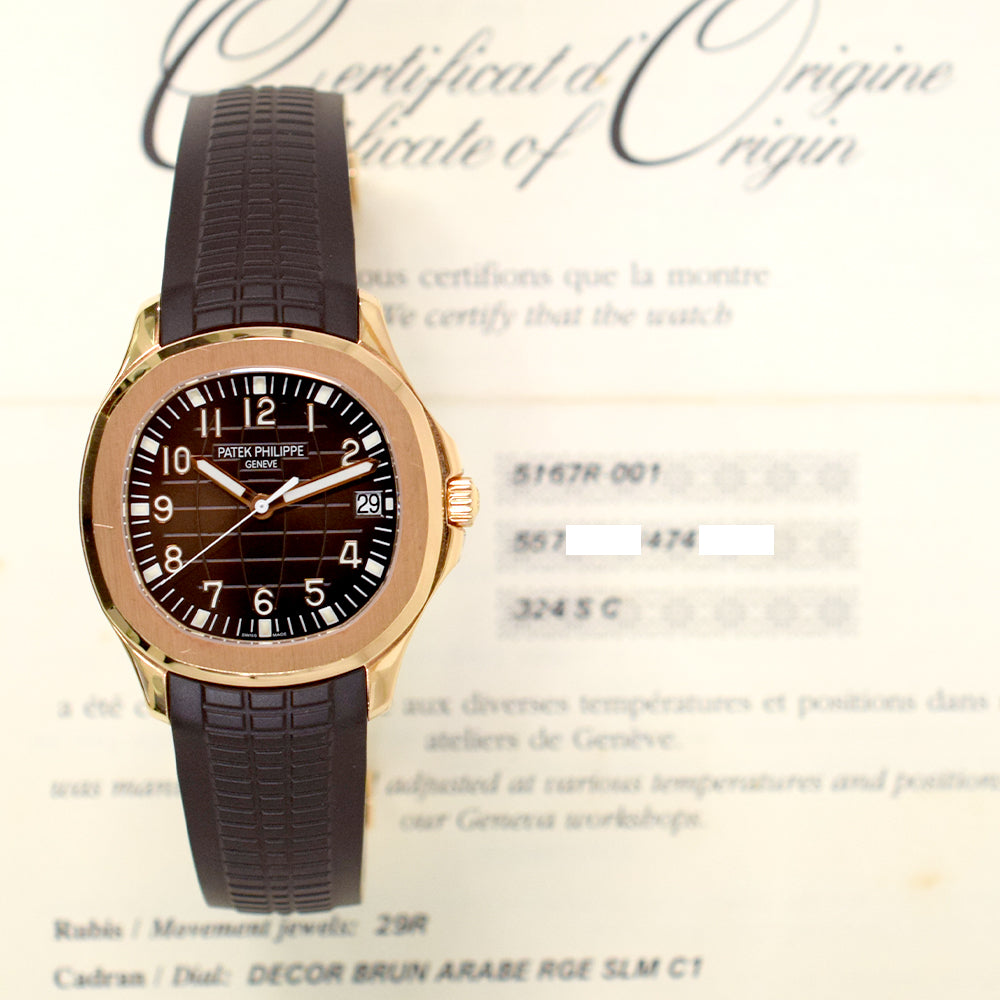 Patek Philippe Aquanaut 42.2mm 5167R-001 – Black Dial