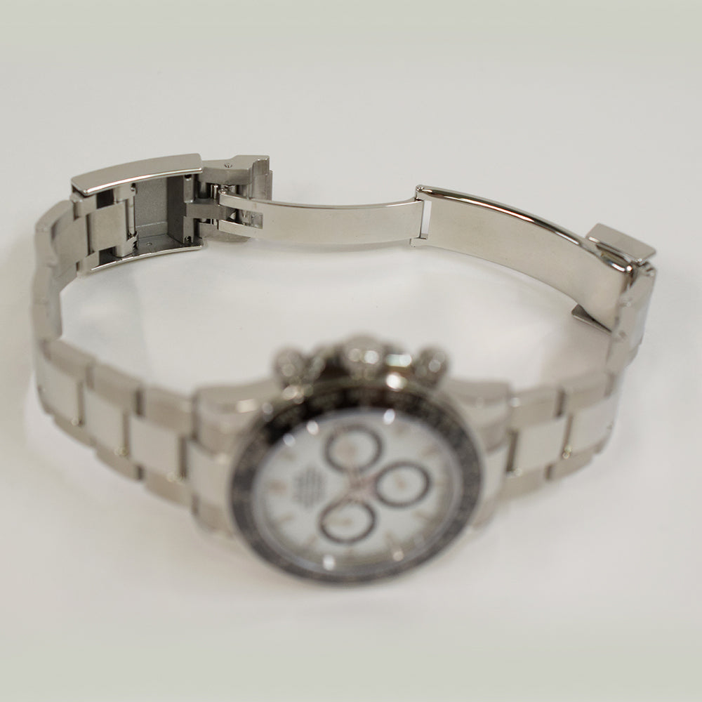 Rolex Cosmograph Daytona 40mm Steel Ceramic Bezel 126500LN – White Dial