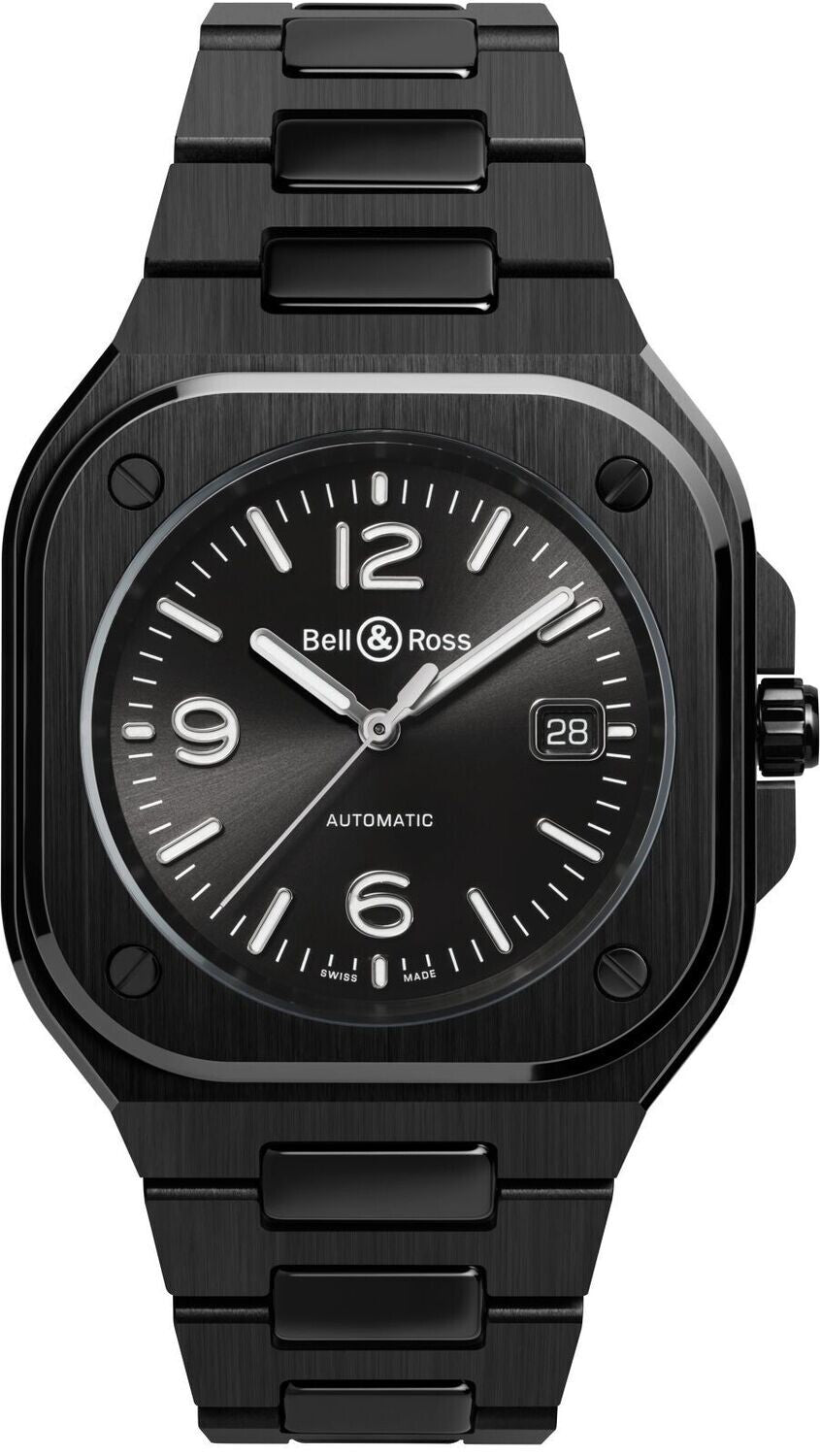 Bell & Ross BR 05 Black Ceramic bracelet (BR05A-BL-CE/SCE)
