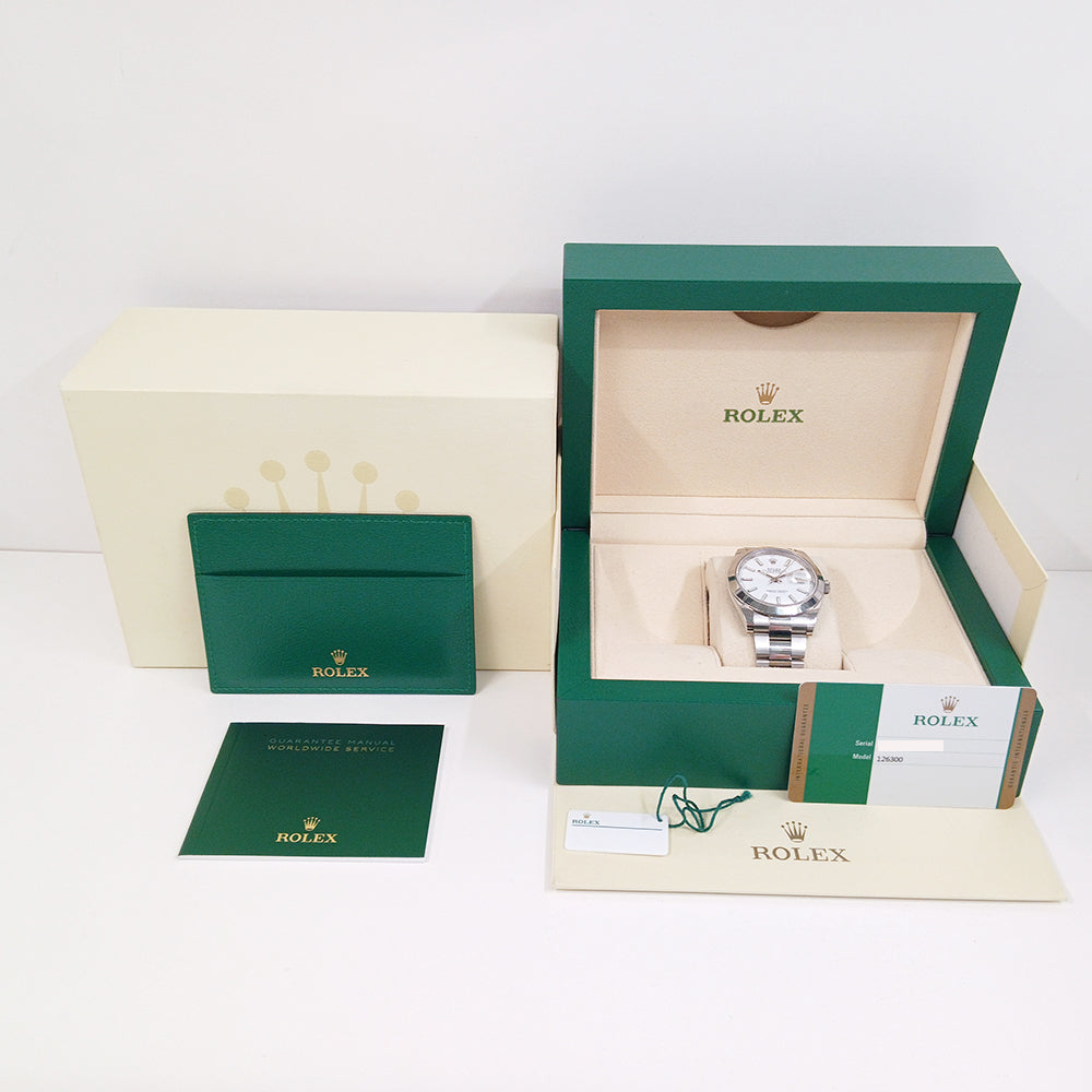 Rolex Datejust 41mm Steel 126300 – White Dial