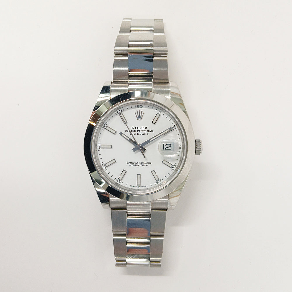 Rolex Datejust 41mm Steel 126300 – White Dial