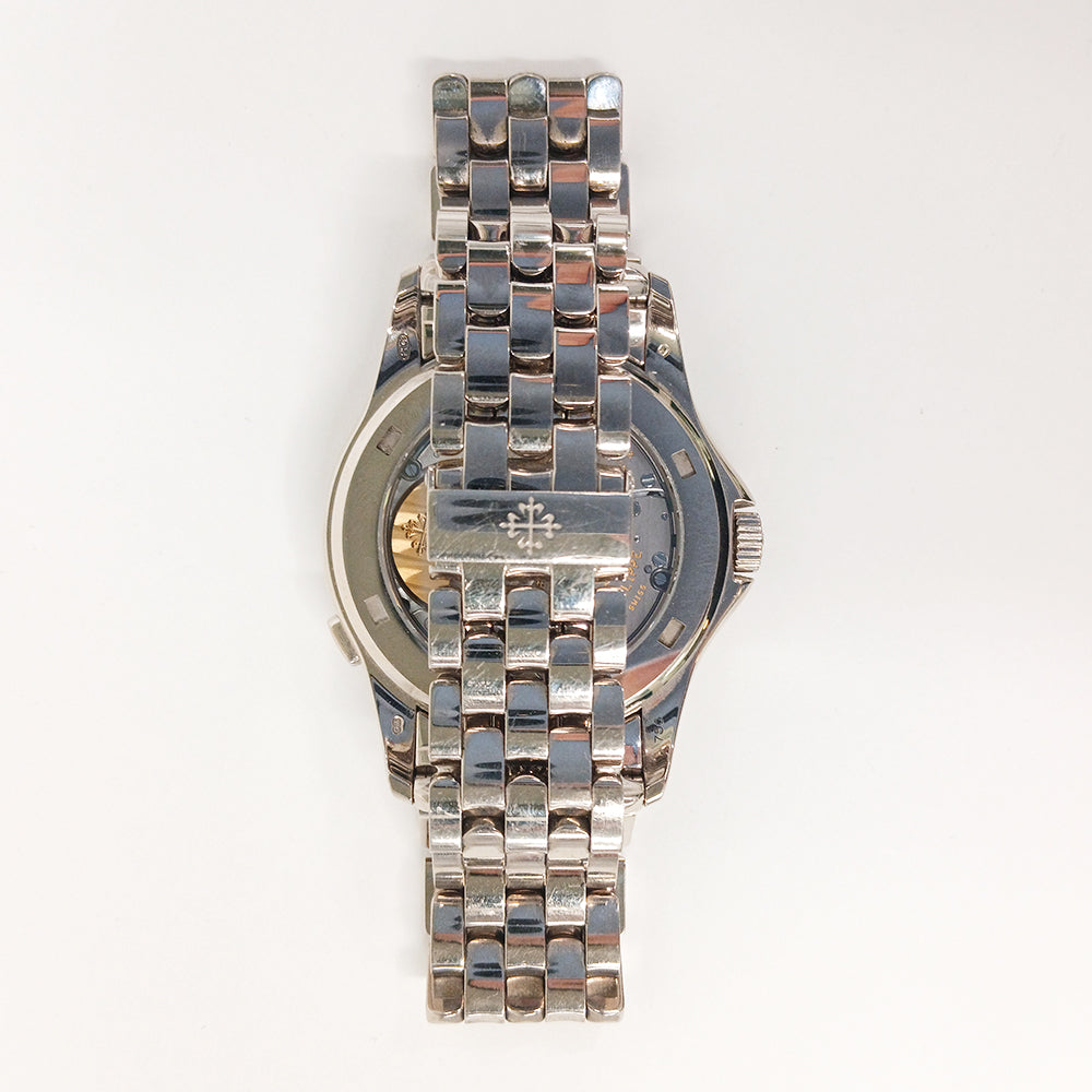 Patek Philippe World Time 39.5mm 5130/1G-011 – Sunburst Black with Gray Indices Dial