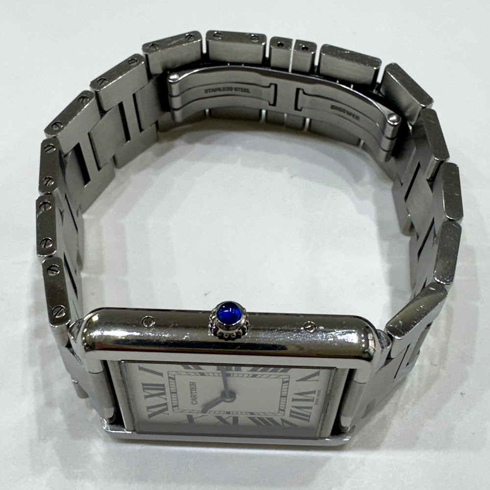 Cartier Tank Solo Large Stainless Steel W5200014 – Silver Roman Dial