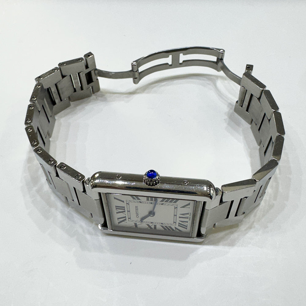 Cartier Tank Solo Large Stainless Steel W5200014 – Silver Roman Dial