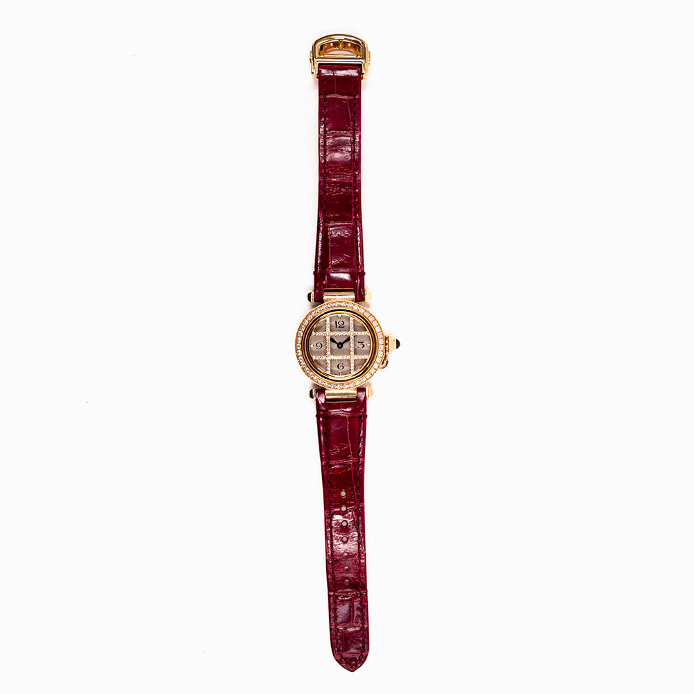 Cartier Pasha de Cartier 30mm Diamond Bezel Rose Gold WJPA0021 – Ivory Dial