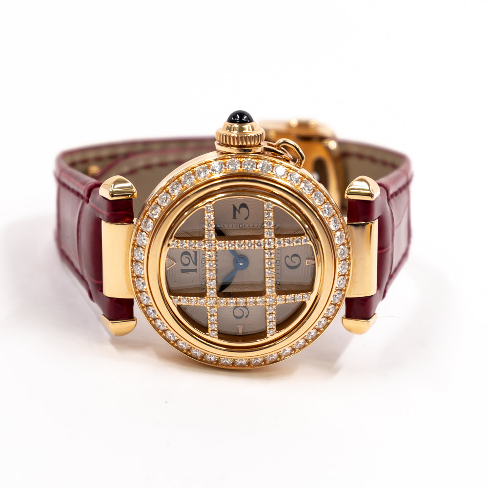 Cartier Pasha de Cartier 30mm Diamond Bezel Rose Gold WJPA0021 – Ivory Dial