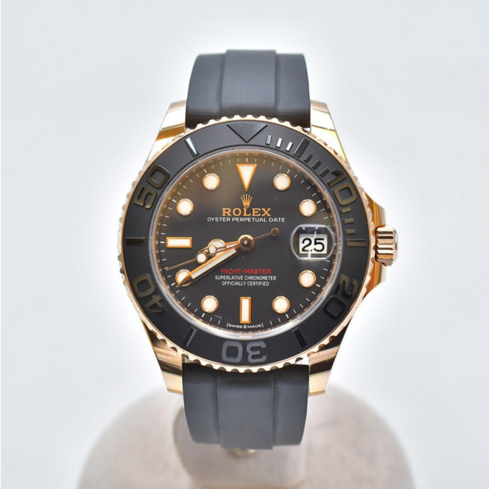 Rolex Yacht-Master 37mm Everose Gold 268655 – Black Dial
