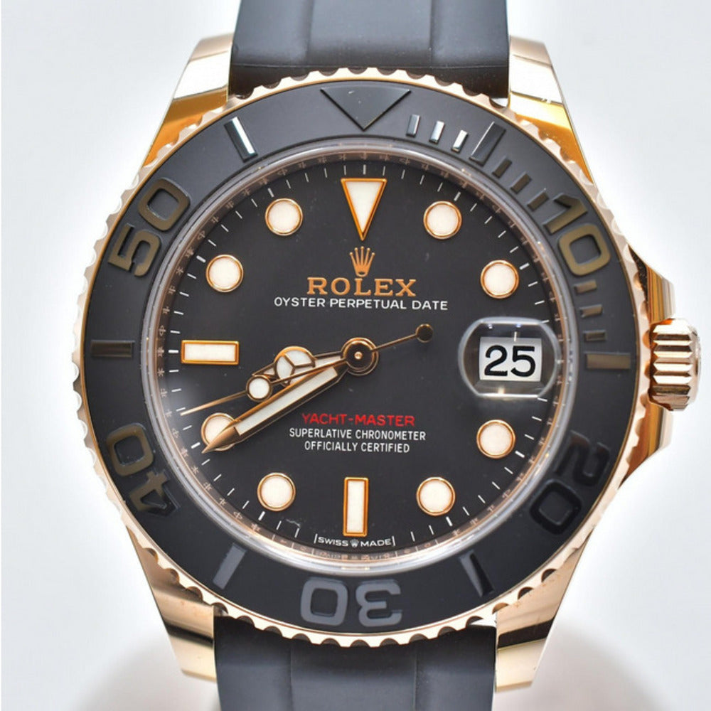 Rolex Yacht-Master 37mm Everose Gold 268655 – Black Dial