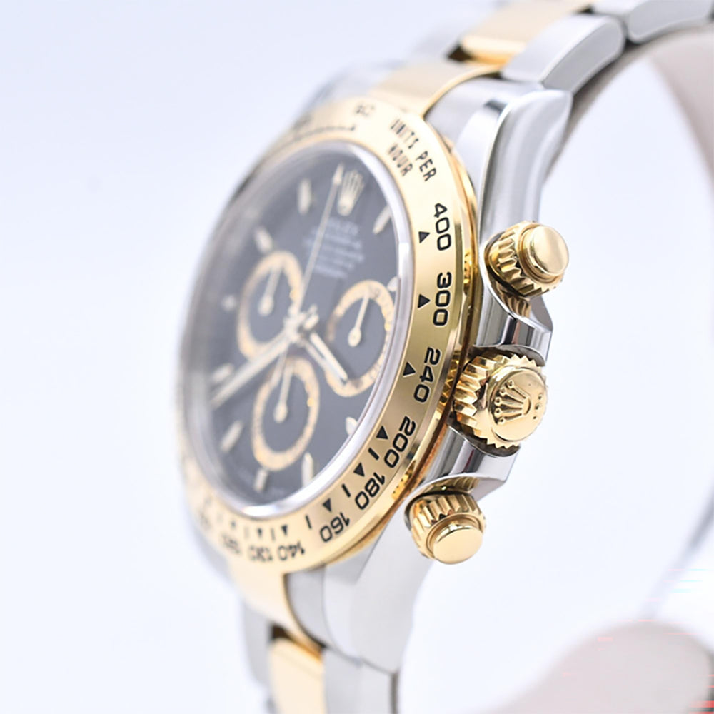 Rolex Cosmograph Daytona 40mm Steel and Yellow Gold 126503 – Black Dial