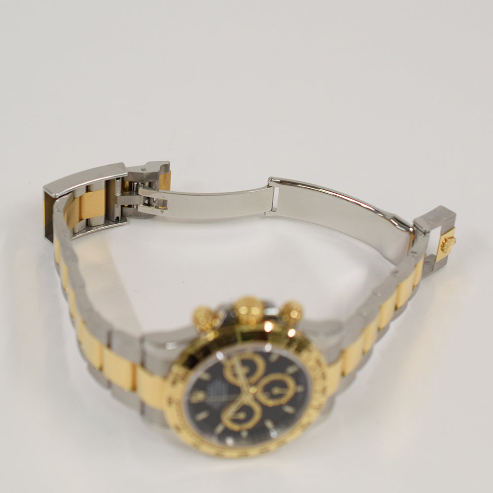 Rolex Cosmograph Daytona 40mm Steel and Yellow Gold 126503 – Black Dial