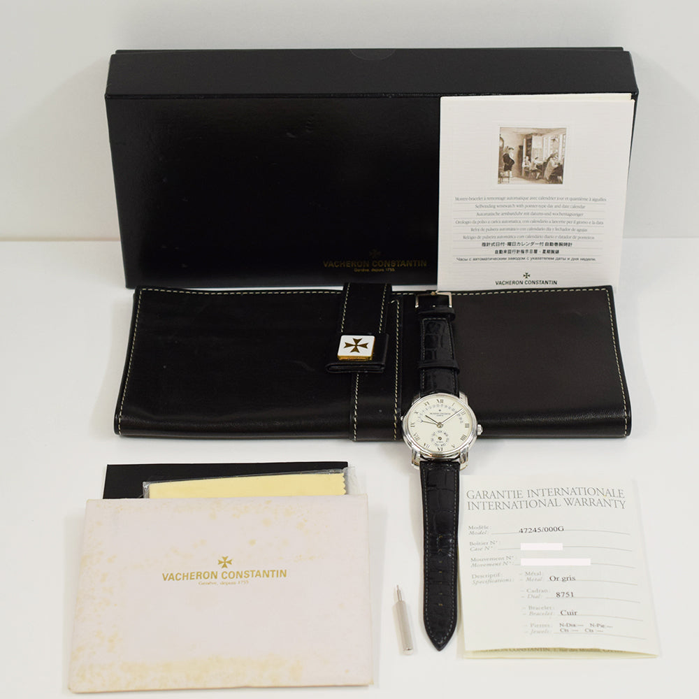 Vacheron Constantin Patrimony Retrograde Date 37mm 47245/000G
