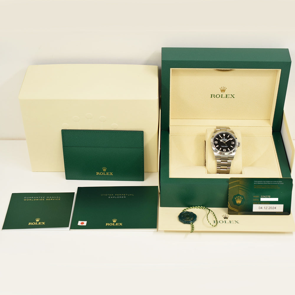 Rolex Explorer 40mm 224270 – Black Dial