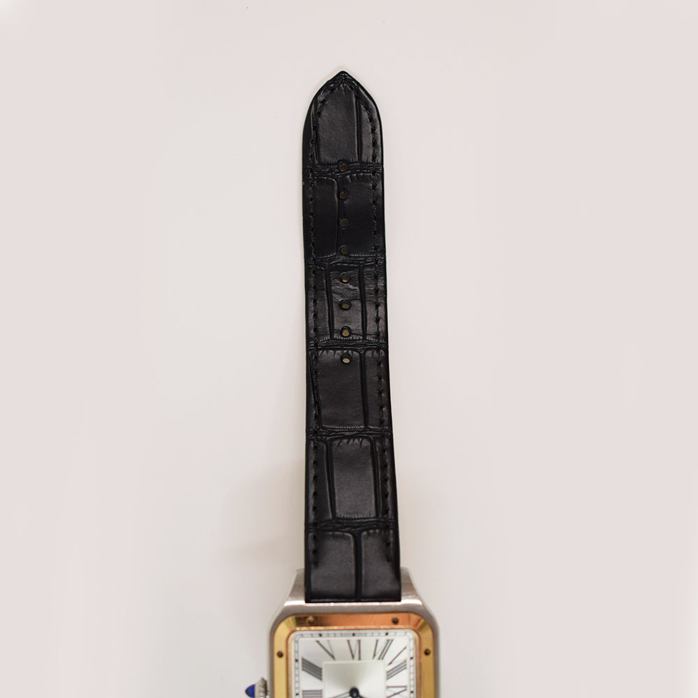 Cartier Santos-Dumont XL Steel and Rose Gold W2SA0017 – Silver Roman Dial