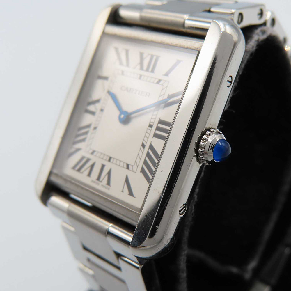 Cartier Tank Solo Small Stainless Steel W5200013 – Silver Roman Dial
