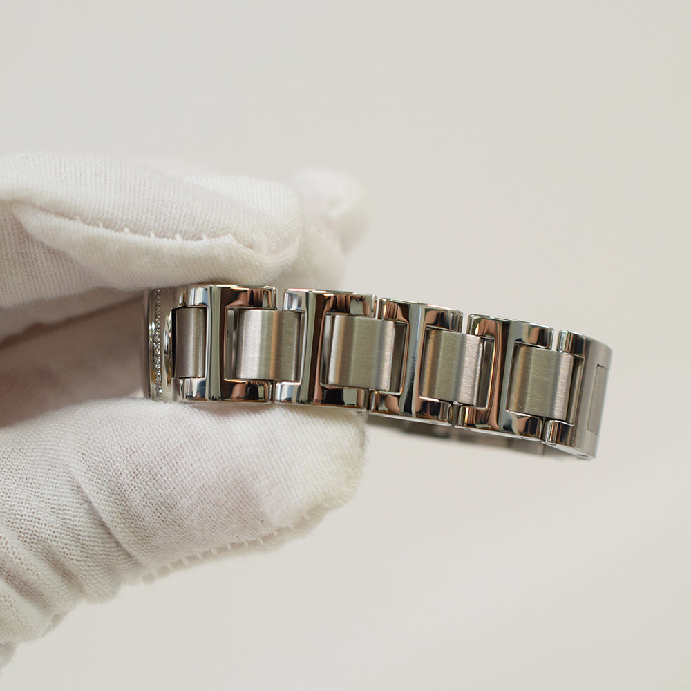 Cartier Ballon Bleu Small 28mm Diamond Bezel Steel W4BB0015 – Silver Roman Dial