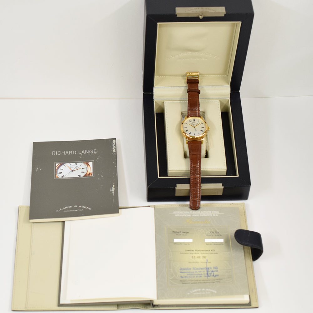 A. Lange & Söhne Richard Lange 40mm 232.021 – White Roman Dial