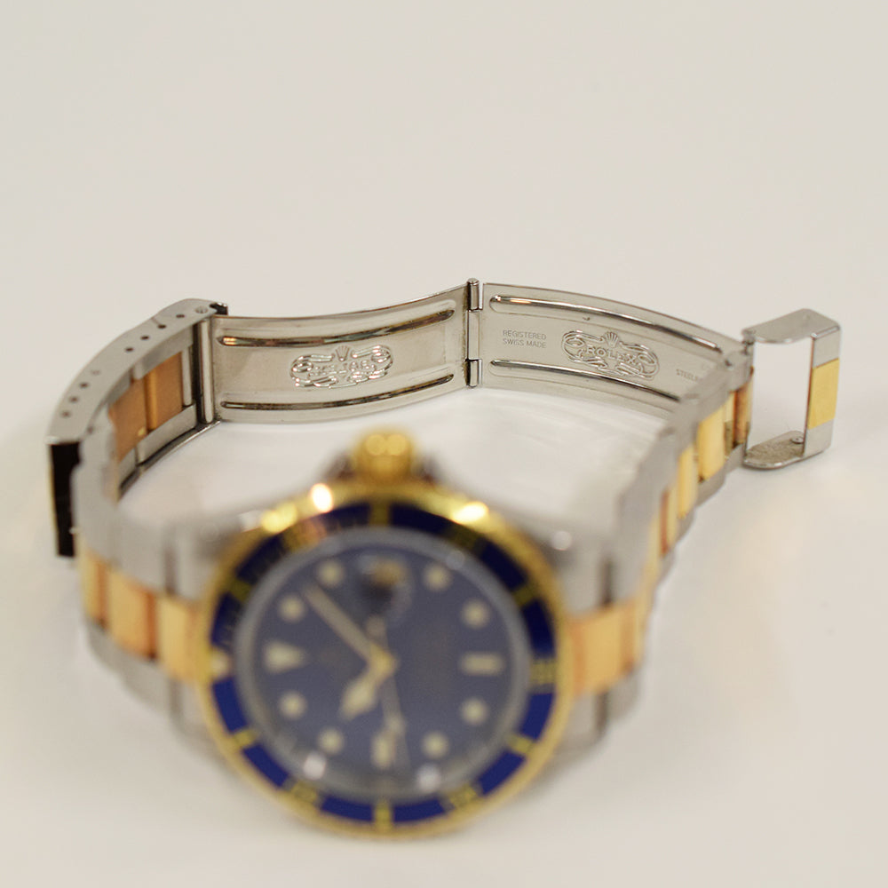 Rolex Submariner Date 40mm Steel and Yellow Gold 16613 – Blue Dial