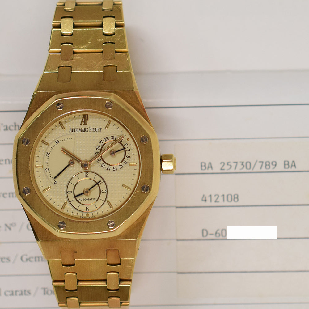 Audemars Piguet Royal Oak Dual Time 36mm Yellow Gold 25730BA.OO.0789BA – Ivory Dial