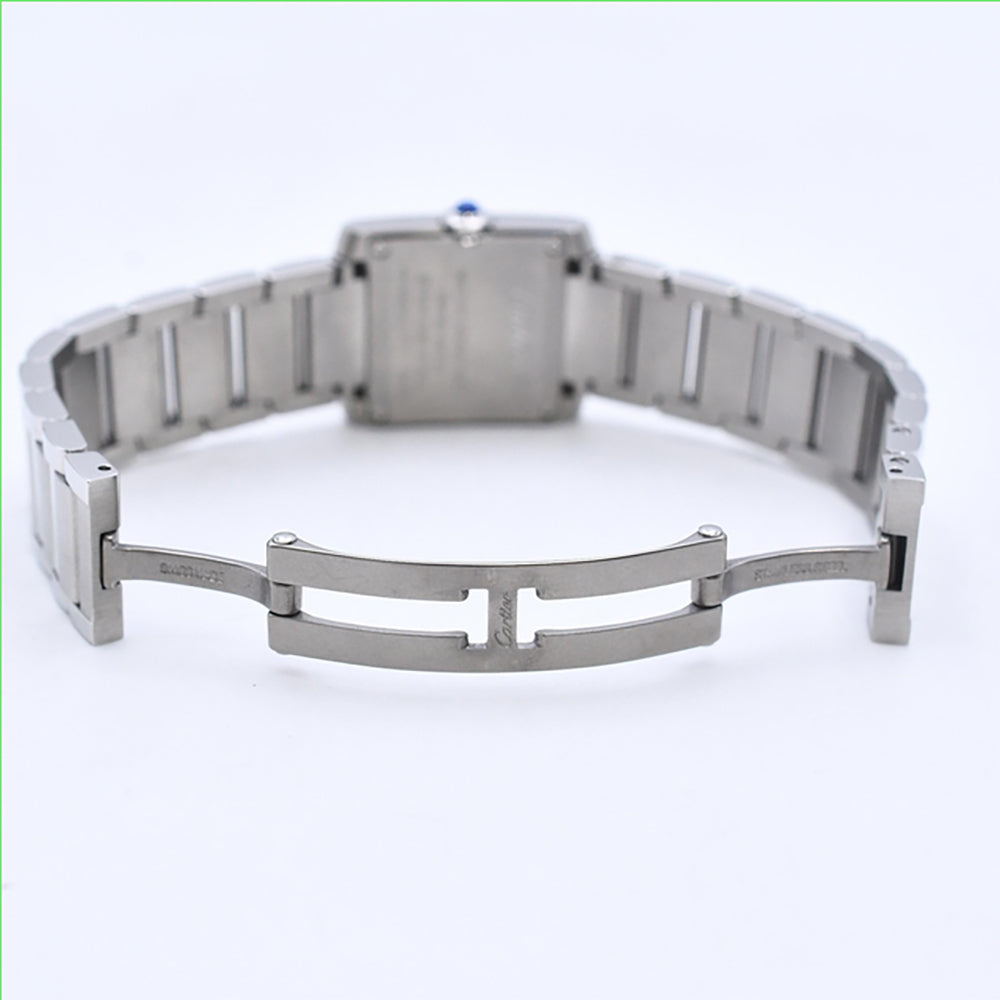Cartier Tank Française Small 25.7mm x 21.2mm WSTA0129 – Silver Roman Dial