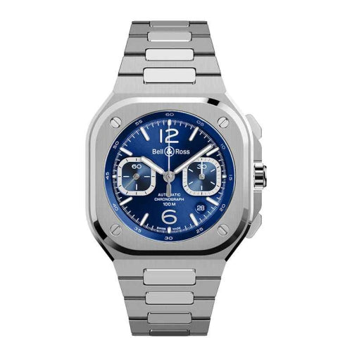 Bell & Ross BR 05 Chrono Blue Steel bracelet (BR05C-BLU-ST/SST)