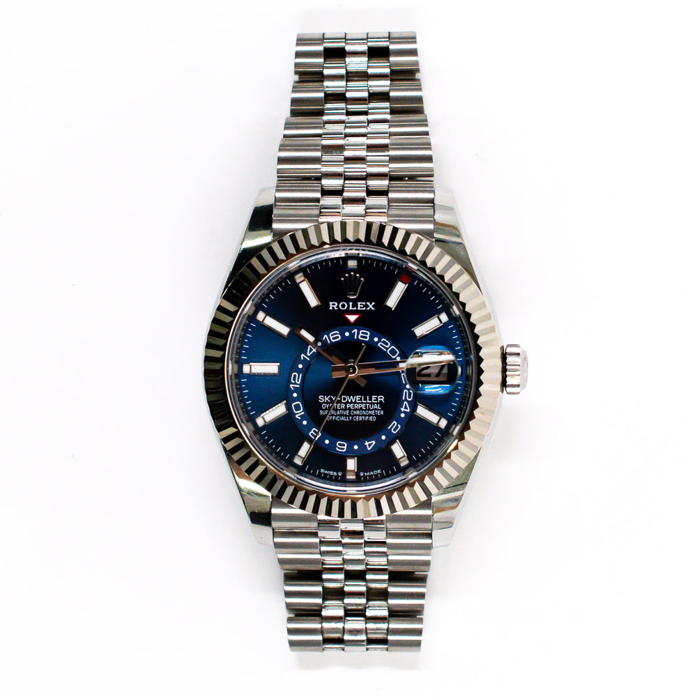 Rolex Sky-Dweller 42mm Steel and White Gold 336934 – Blue Dial