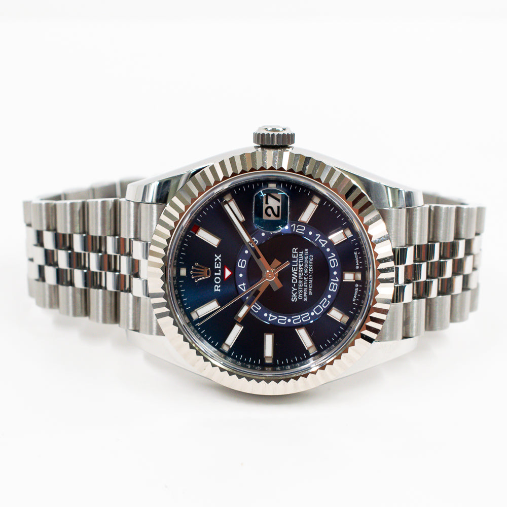 Rolex Sky-Dweller 42mm Steel and White Gold 336934 – Blue Dial