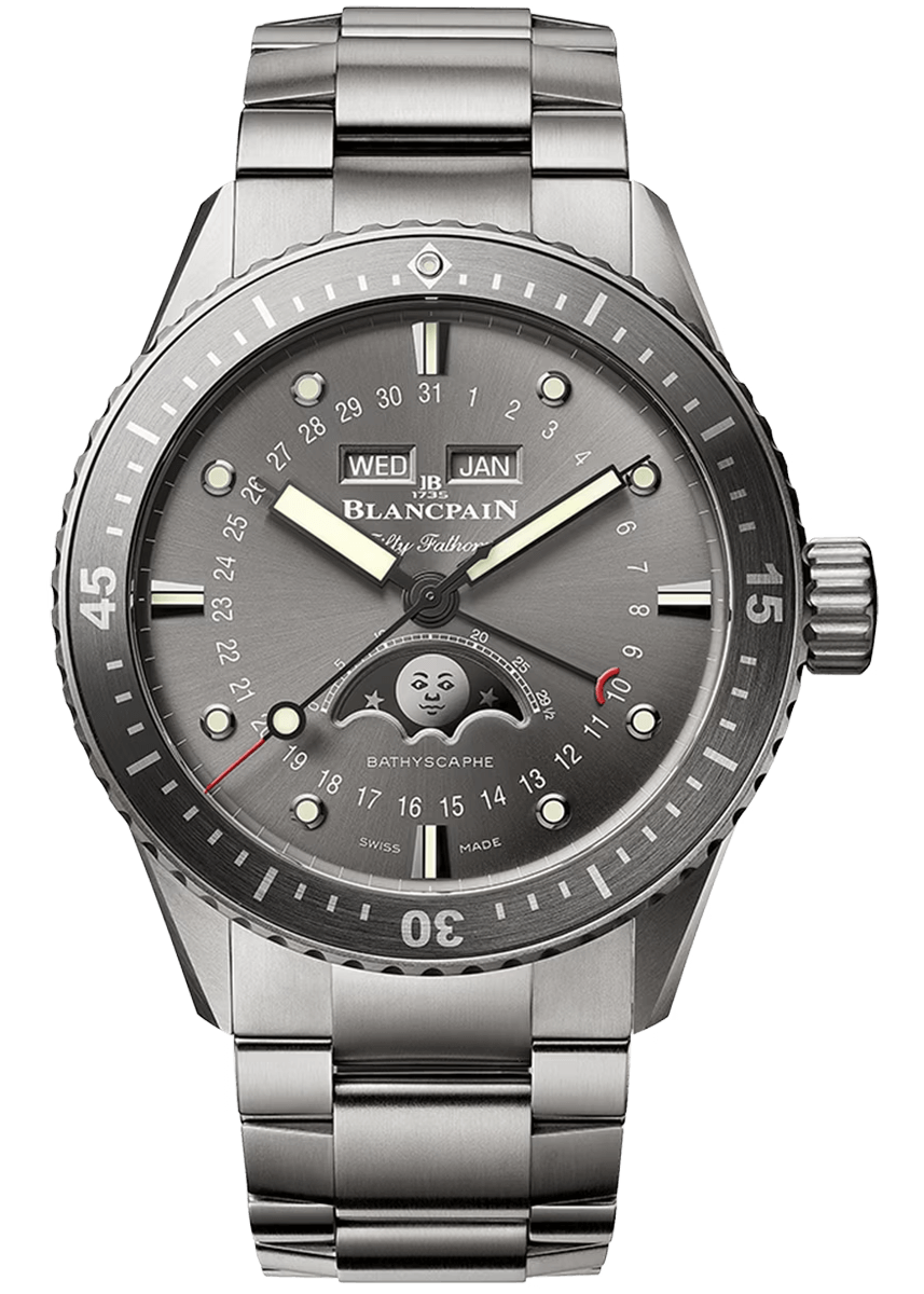 Blancpain Fifty Fathoms Bathyscaphe Quantieme Complet Phases de Lune (5054-1210-98S)