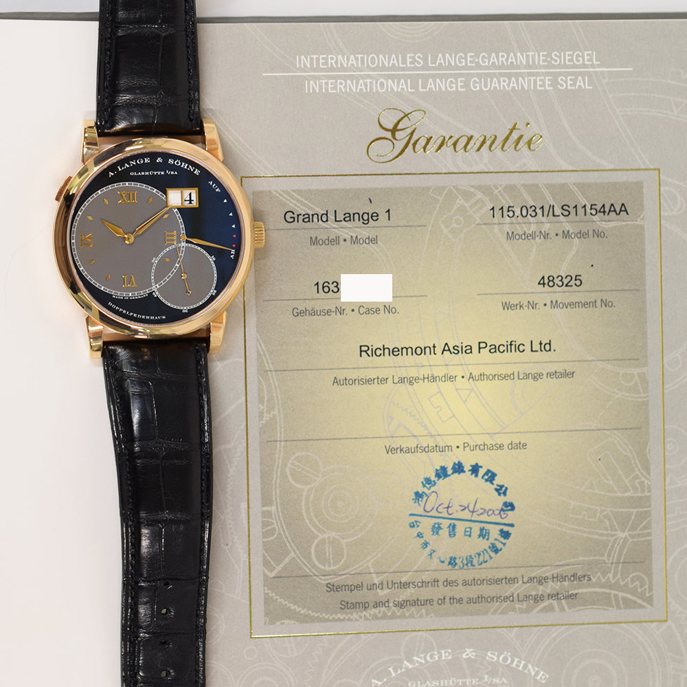 A. Lange & Söhne Saxonia Automatic 38.5mm 115.031 – Blue Roman Dial