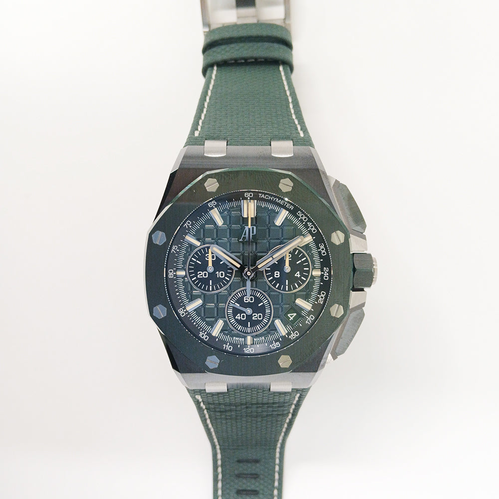 Audemars Piguet Royal Oak Offshore Chronograph 43mm Ceramic 26420CE.OO.A063VE.01 – Green Dial