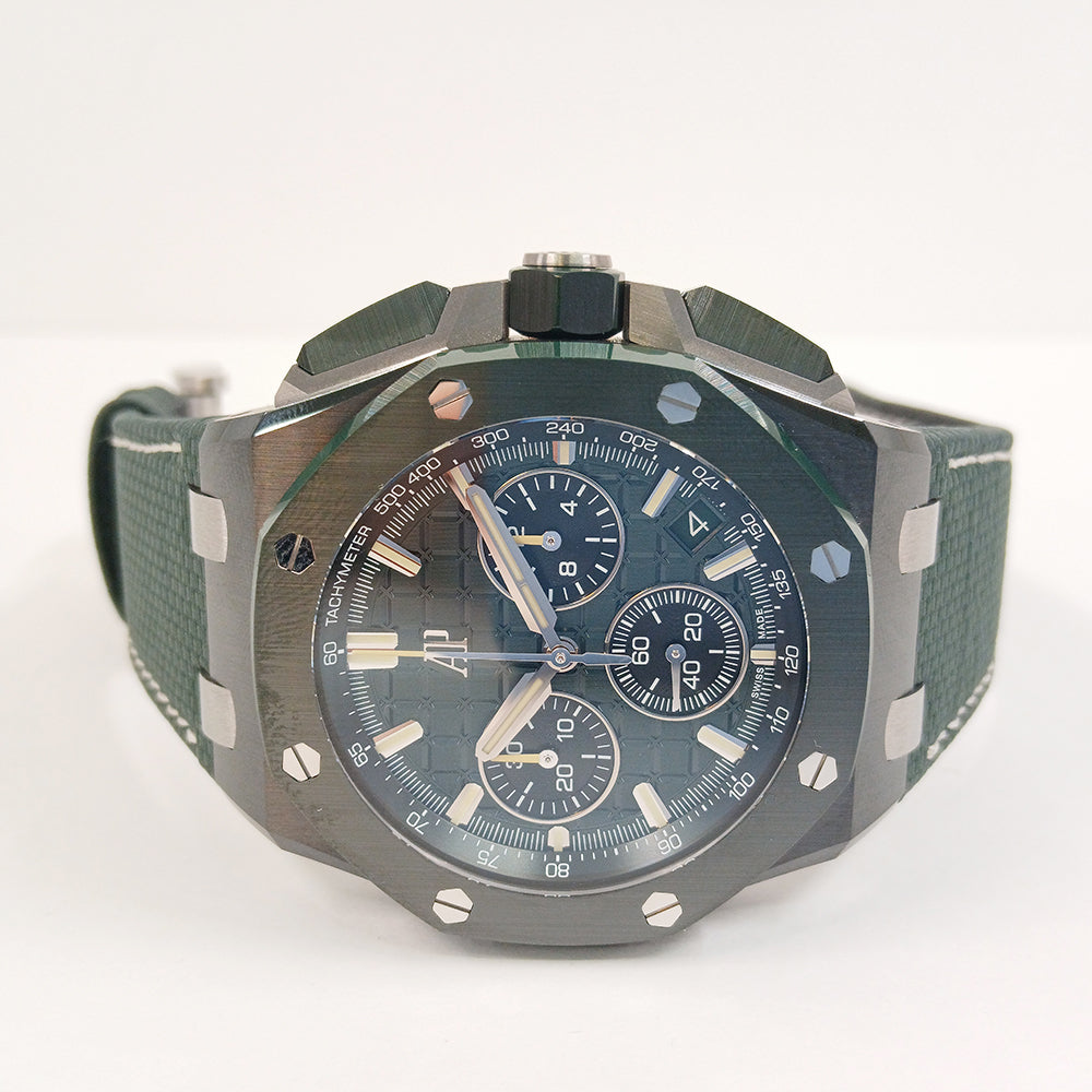 Audemars Piguet Royal Oak Offshore Chronograph 43mm Ceramic 26420CE.OO.A063VE.01 – Green Dial