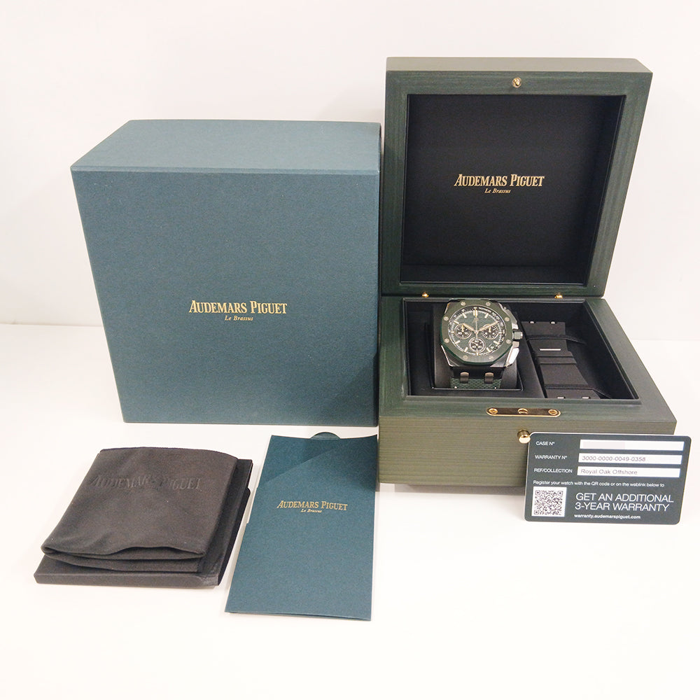 Audemars Piguet Royal Oak Offshore Chronograph 43mm Ceramic 26420CE.OO.A063VE.01 – Green Dial
