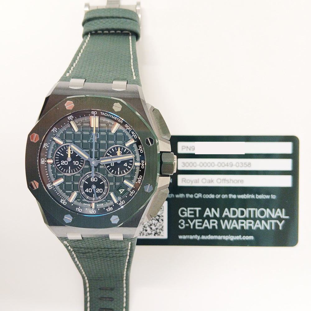 Audemars Piguet Royal Oak Offshore Chronograph 43mm Ceramic 26420CE.OO.A063VE.01 – Green Dial