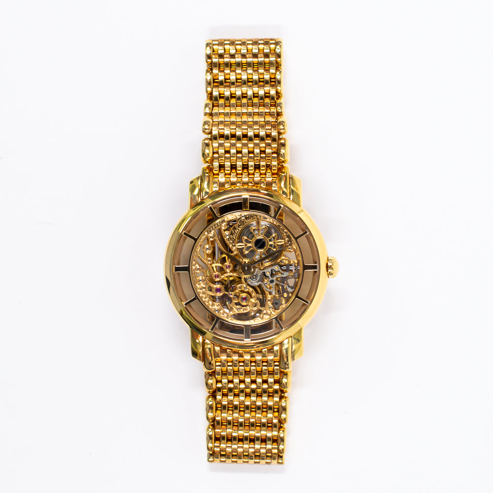 Patek Philippe Calatrava 31.5mm Yellow Gold 7180/1J-001 – Skeleton Dial