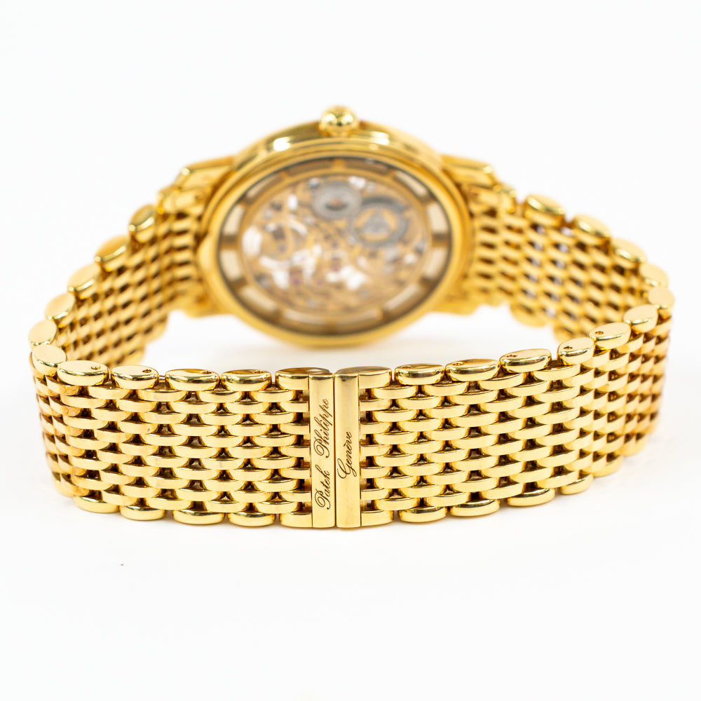 Patek Philippe Calatrava 31.5mm Yellow Gold 7180/1J-001 – Skeleton Dial