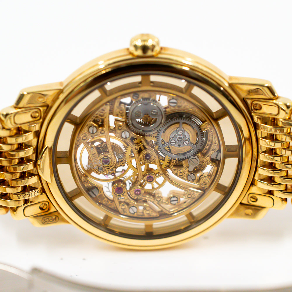 Patek Philippe Calatrava 31.5mm Yellow Gold 7180/1J-001 – Skeleton Dial
