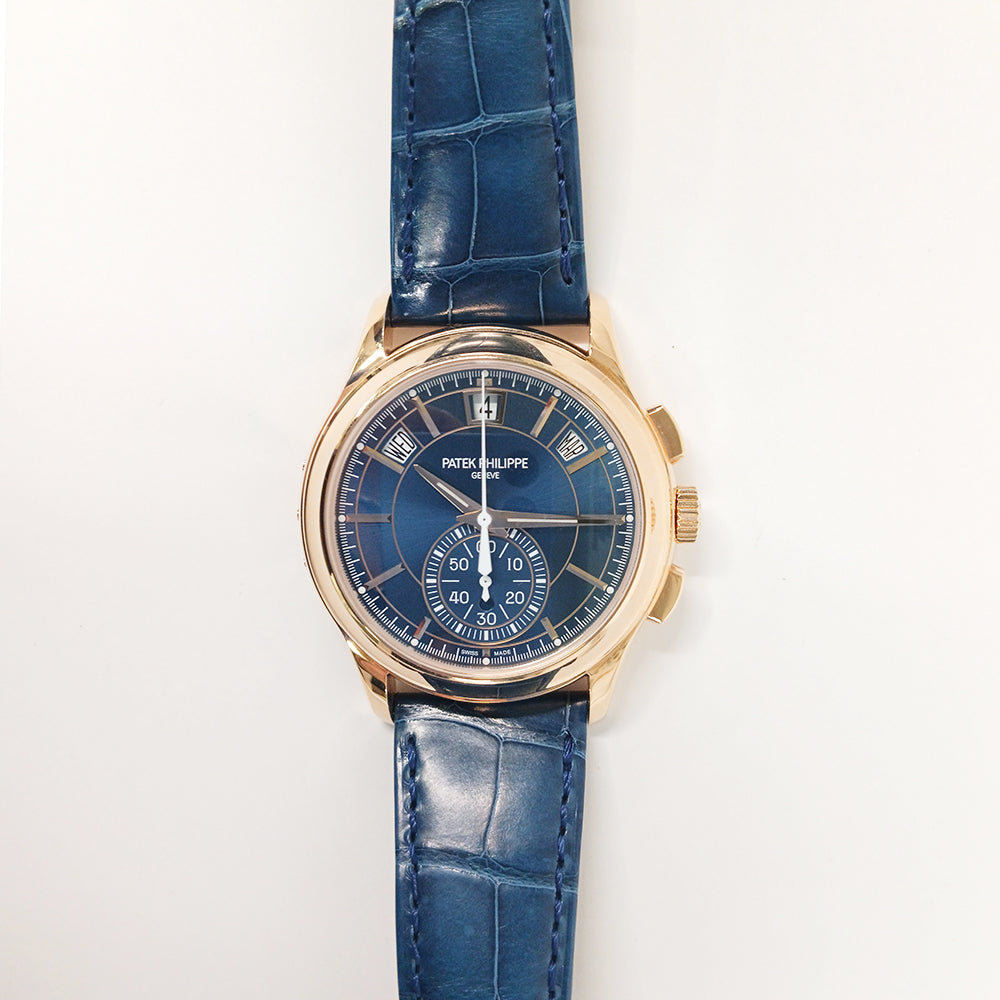 Patek Philippe Annual Calendar Flyback Chronograph 42mm 5905R-010 – Blue Dial