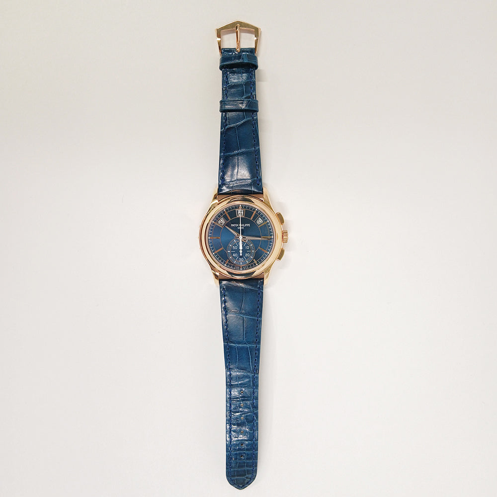 Patek Philippe Annual Calendar Flyback Chronograph 42mm 5905R-010 – Blue Dial