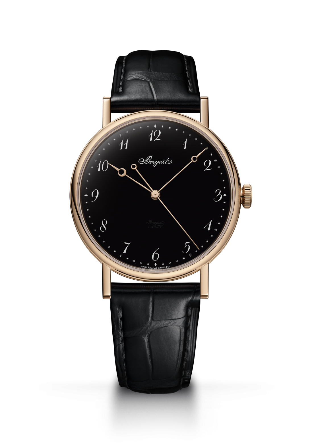 Breguet Classique 5177BR Black Grand Feu Enamel (5177BR/2N/9V602)