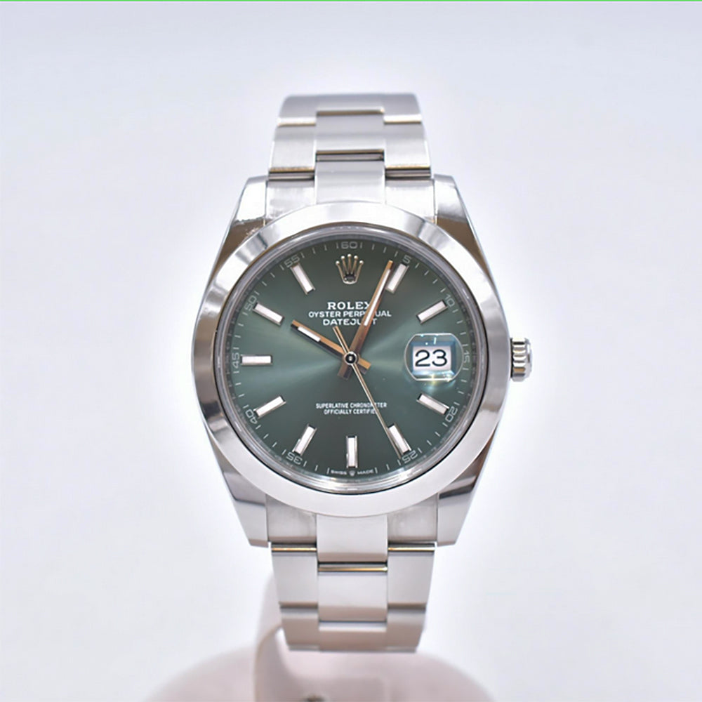 Rolex Datejust 41mm Steel 126300 – Green Dial